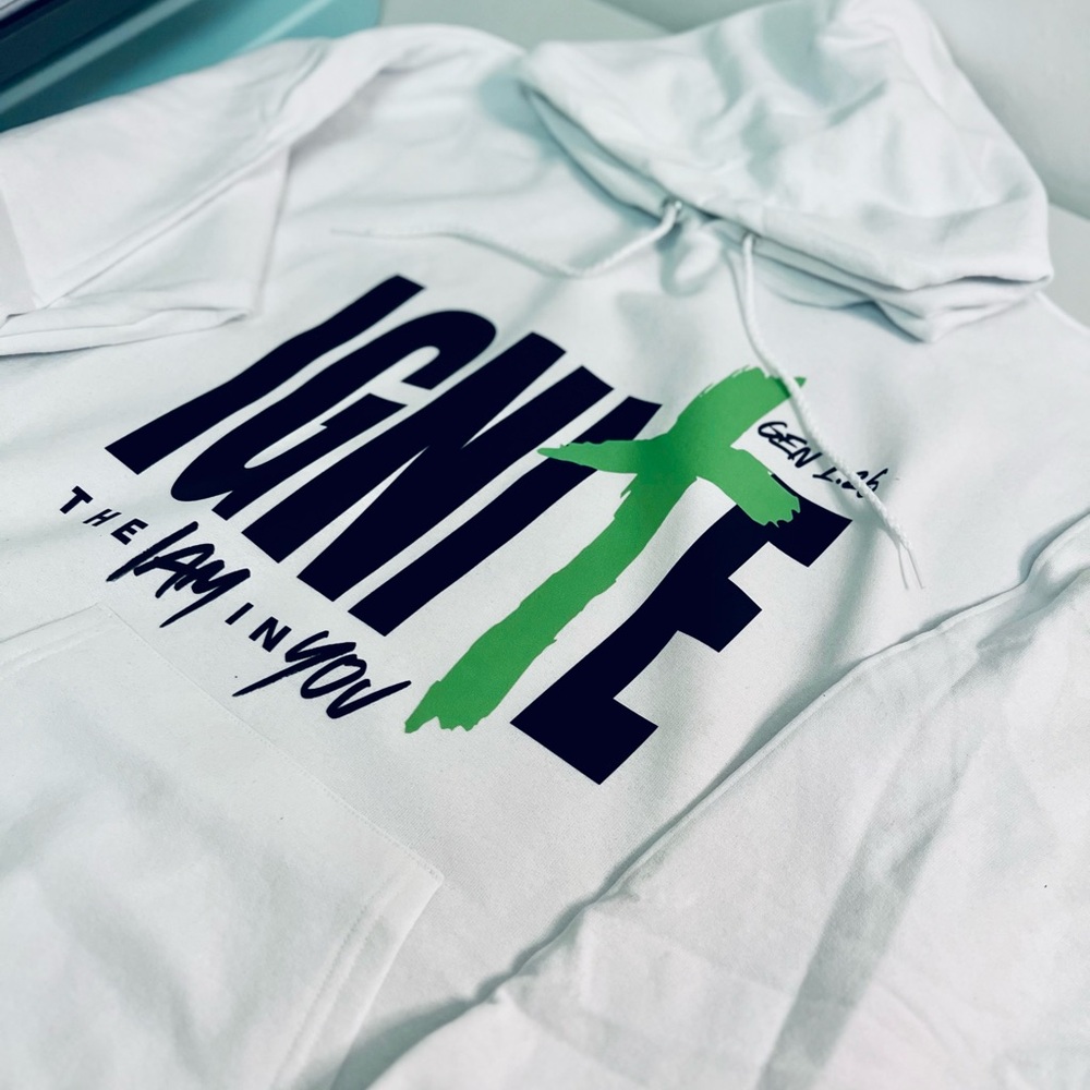 IAMKEONNE’s “IGNITE” Hooded Sweatshirt